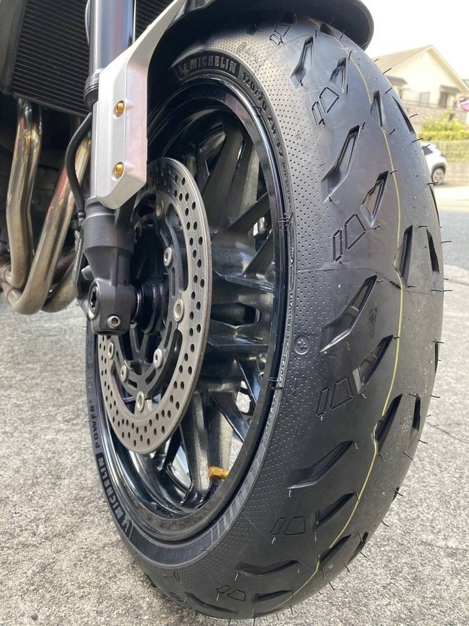 KAWASAKI/カワサキ Z900RS MICHELIN POWER 5/ミシュラン パワー5 前後タイヤ & ゼロポイントシャフト 交換