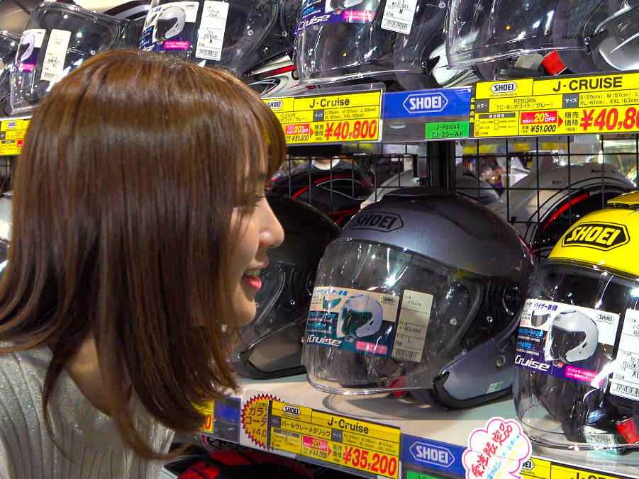 SHOEIのヘルメットを被ったことがありますか？