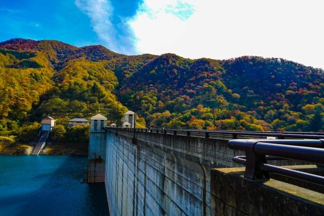 四万川ダムの写真素材｜写真素材なら「写真AC」無料（フリー）ダウンロードOK (24978)