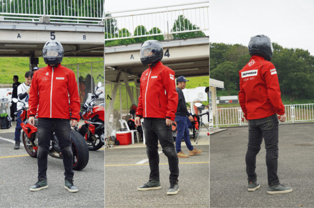 身長183cmの装着イメージ