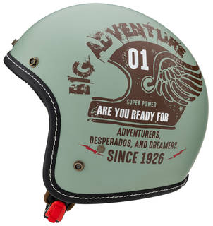&quot;自由&quot;を表現したデザインのオープンジェットヘルメット...